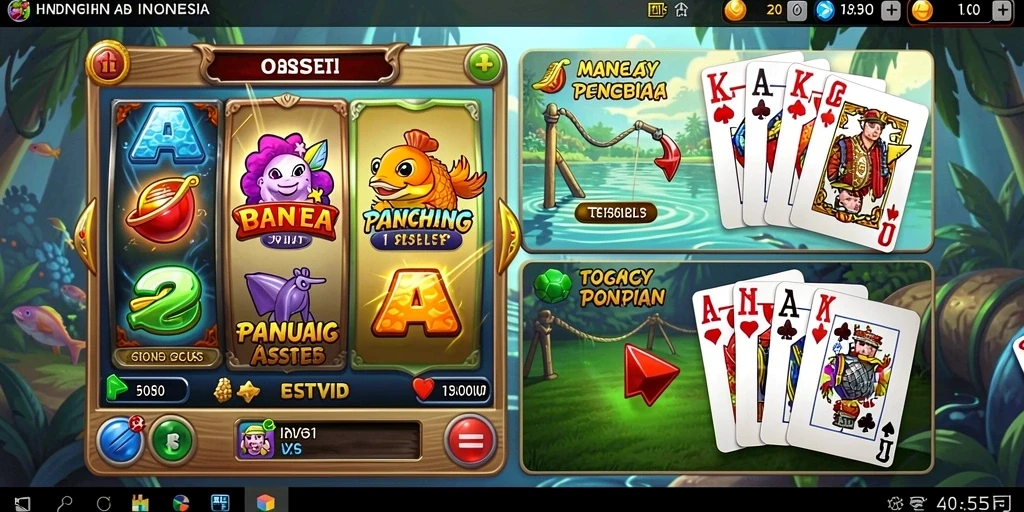 Level yang penuh tantangan dan rintangan menarik.