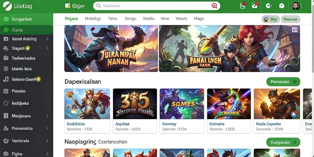 Tantangan level yang semakin sulit dan menarik.