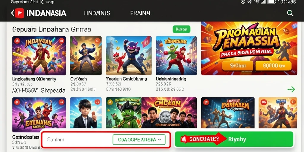 Visual yang memukau dan penuh warna.