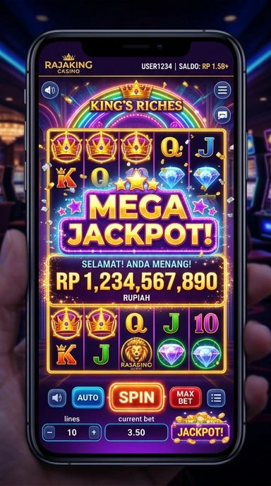rajaking — layar beranda