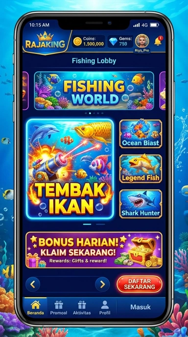 rajaking — menu pengaturan